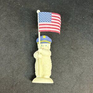 Department 56 Snowbabies "To Protect You” police mini figurine